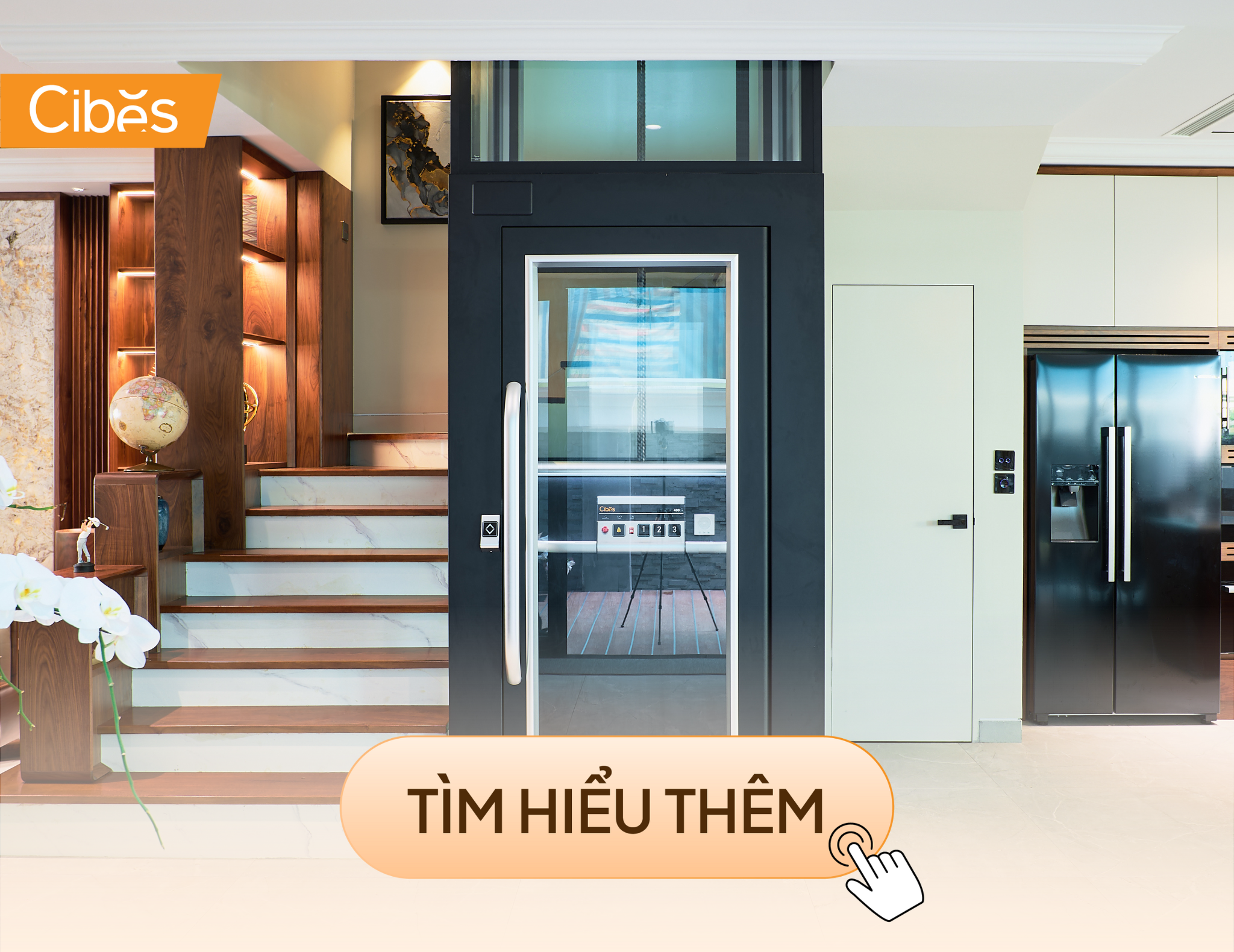 Giá thang máy gia đình không cần hố pit là bao nhiêu?